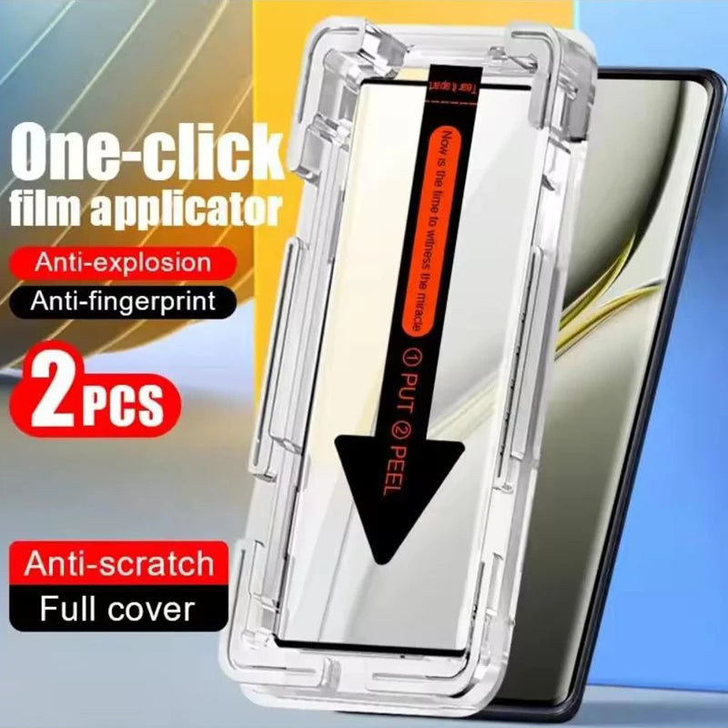 For OPPO Find X8 Reno 11 12 Pro Tempered Glass oppo Find X5 X6 X3 Pro X7 Ultra Screen Protector One click utomatic Easy Install AE Tidesmit