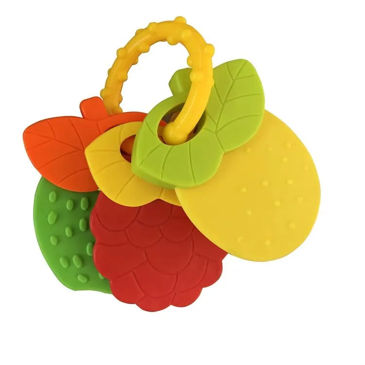 Baby Teether Toys Chew Toy for Babies 3 6 12 Month Newborn Food Grade Silicone Teether Rattle Baby Development Soft Teething Toy