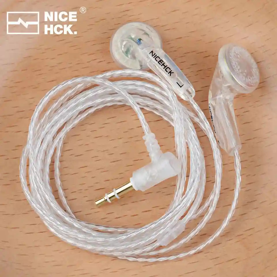Wired 3.5mm HiFi Earbuds - Green Monitor Headphones for Clear Audio Tidesmit