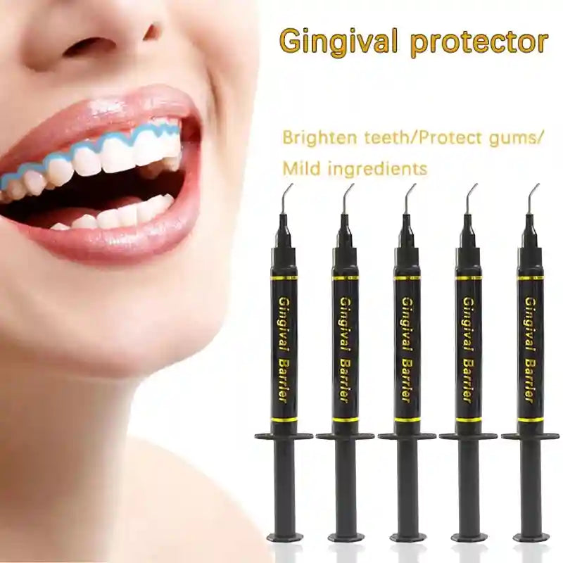 Gingival Barrier Gel for Professional Teeth Whitening - 5PCS Set Lip Care Tidesmit