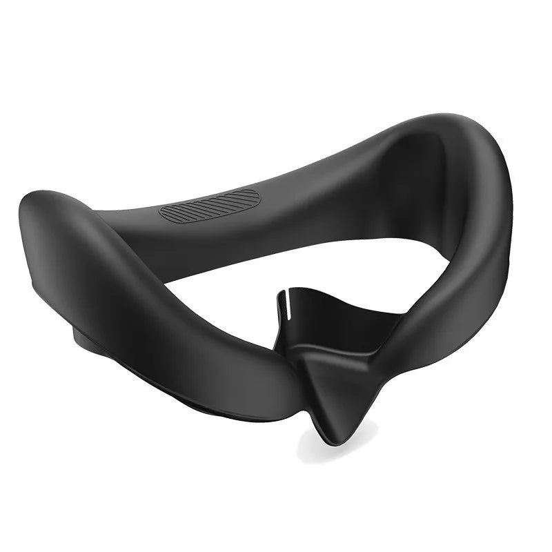Pico 4 Ultra Silicone Facial Interface - Ergonomic Light Leakage Guard Black Tidesmit