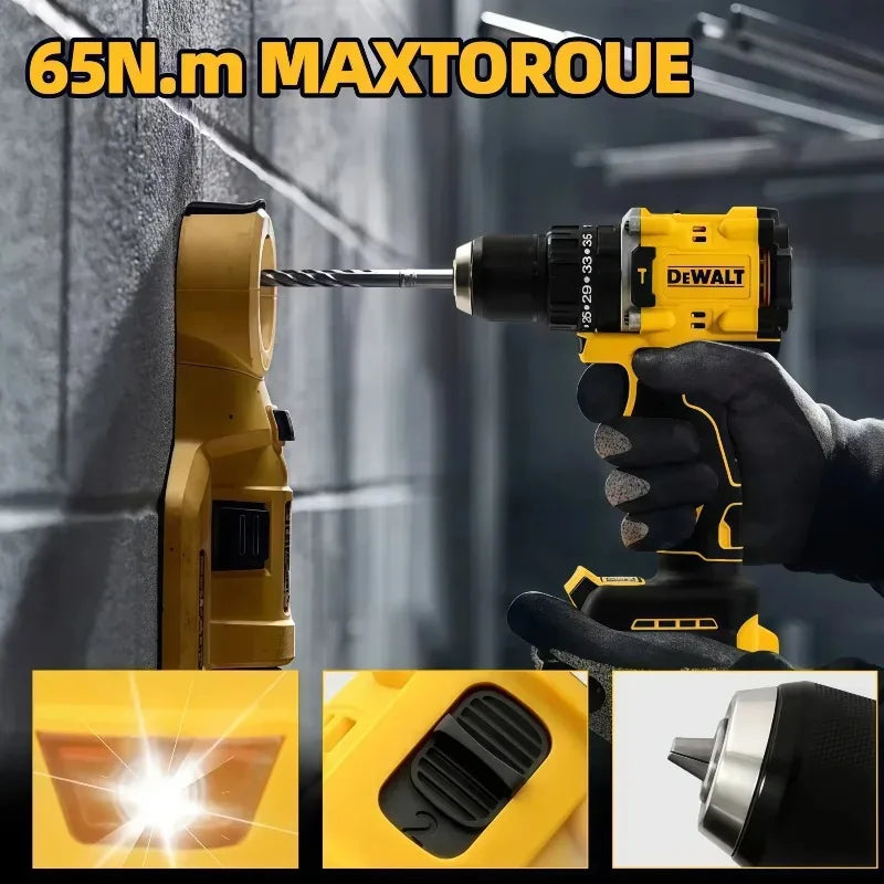 Global Air Shipping DEWALT DCD805 20V Power Tools Brushless Impact Drill Cordless Electric Screwdriver Multi-Function Hand Drill