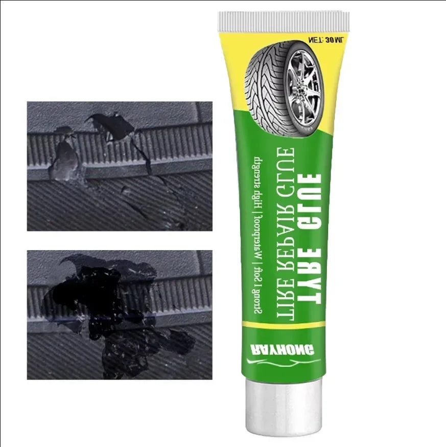 Tire Repair Glue Instant Adhesive Waterproof Multi-Purpose Adhesive Special Rubber for Car Tyres Quickly Repair Crack Holes Peel