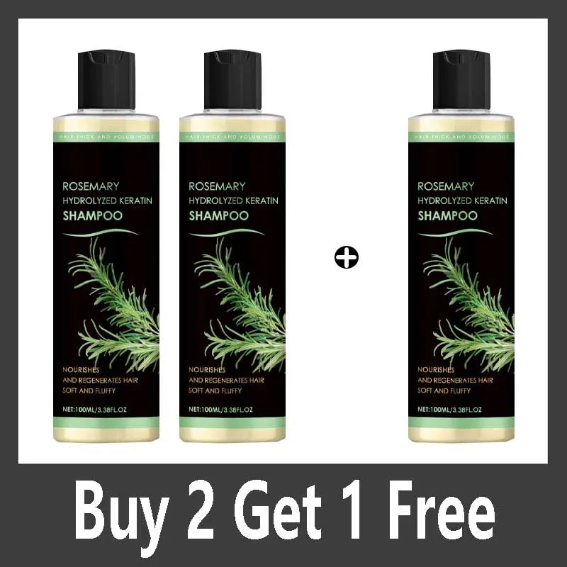 Organic Rosemary Shampoo for Hair Growth Natural Thickening & Strengthening Shampoo with Hydrolyzed Keratin Hair Care