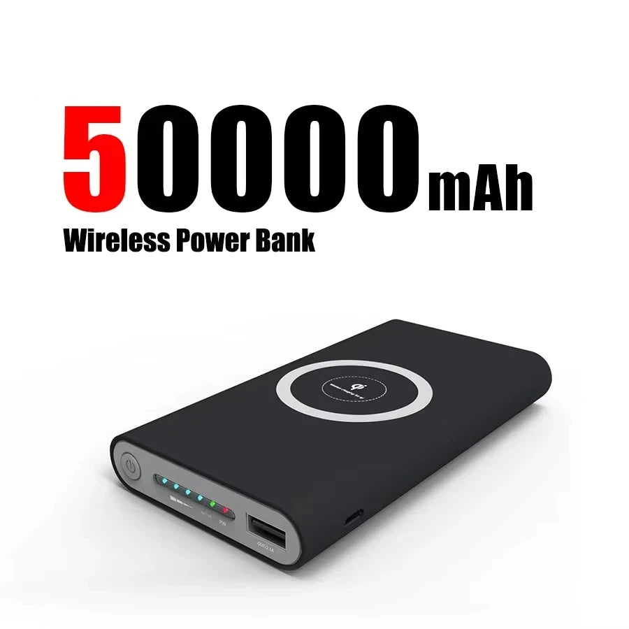Tidesmit 50000mAh Fast Charging Power Bank with PD USB-C Black 50000mAh Tidesmit