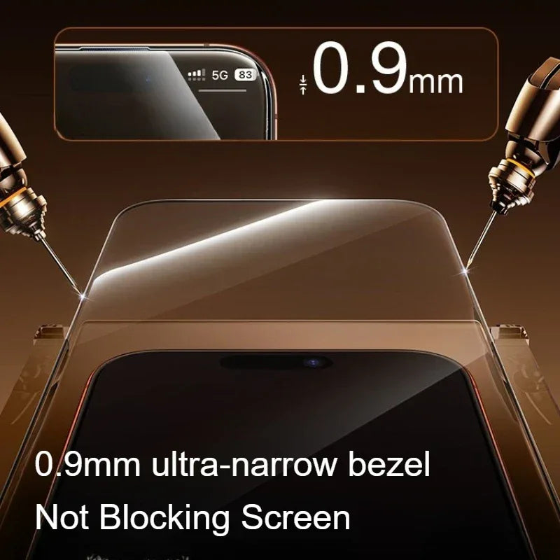 iPhone 17 Pro Max Screen Protector - 9H Tempered Glass HD Anti-Scratch Tidesmit