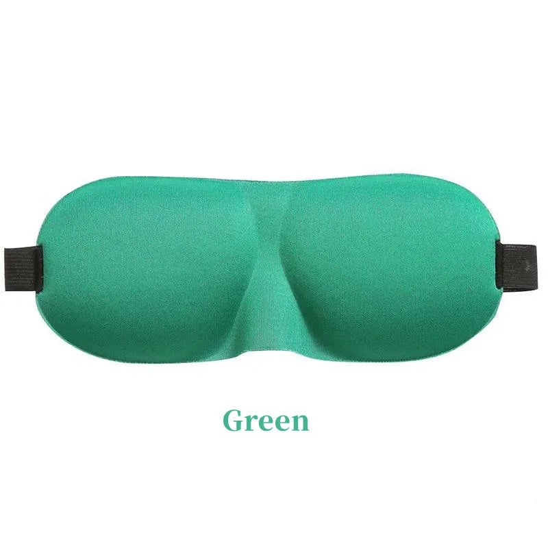 3D Sleeping Eye Mask Travel Rest Aid Eye Cover Patch Paded Soft Sleeping Mask Blindfold Eye Relax Massager