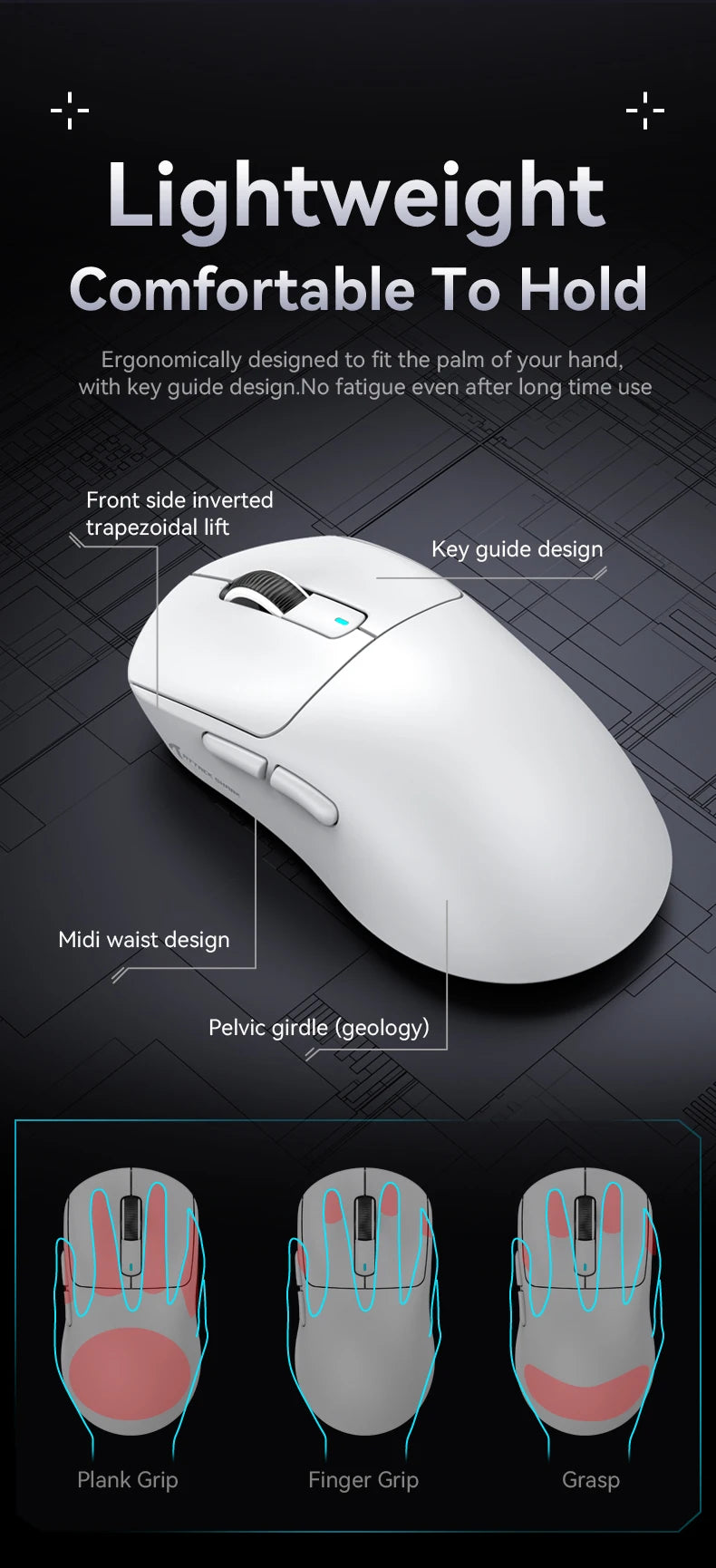 Attack Shark X3 X3Pro Wireless Tri-Mode Gaming Mouse 26K DPI PAW3395 Computer Gaming Peripherals CSGO Valorant Office Gift