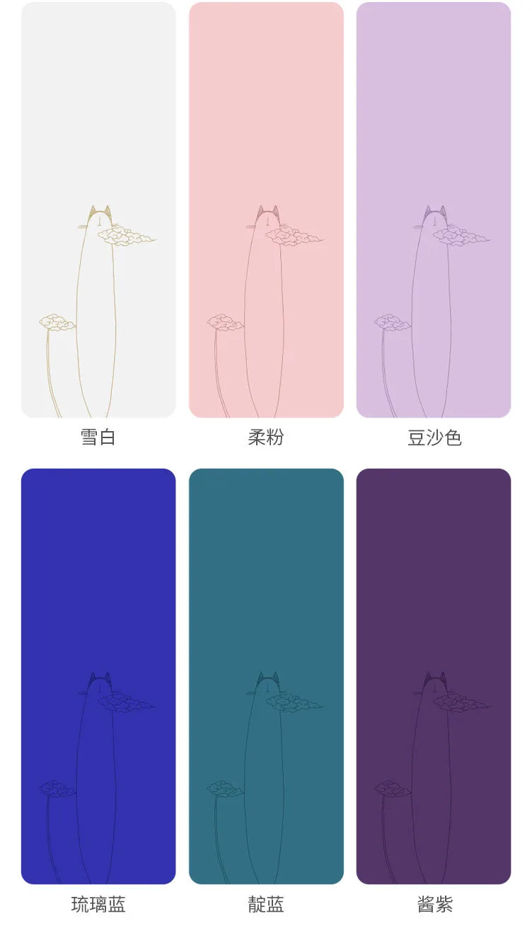 Natural Rubber PU Non-Slip Sweat-Absorbing Yoga Mat, Simple, Sports, Fitness, Shop, Home