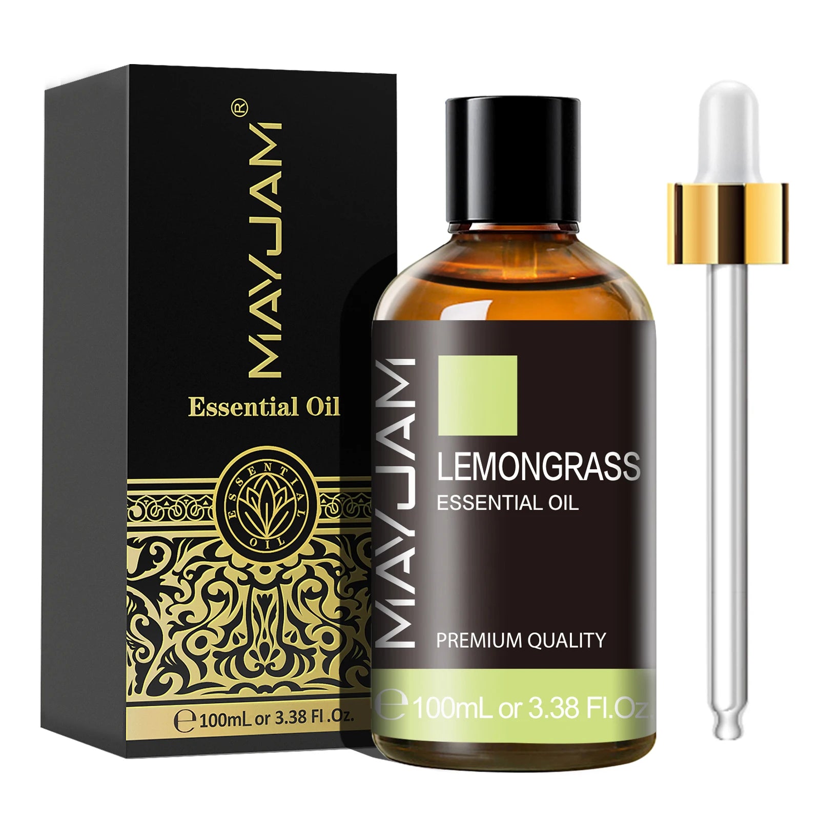 MAYJAM 100ml Pure Natural Essential Oil May Chang Sandalwood Lavender Vanilla Oregano Eucalyptus Oil for Humidifier Diffuser