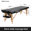 Portable Massage Table Foldable Bed for Professional Muscle Relief Massage Chairs 60cm black Tidesmit