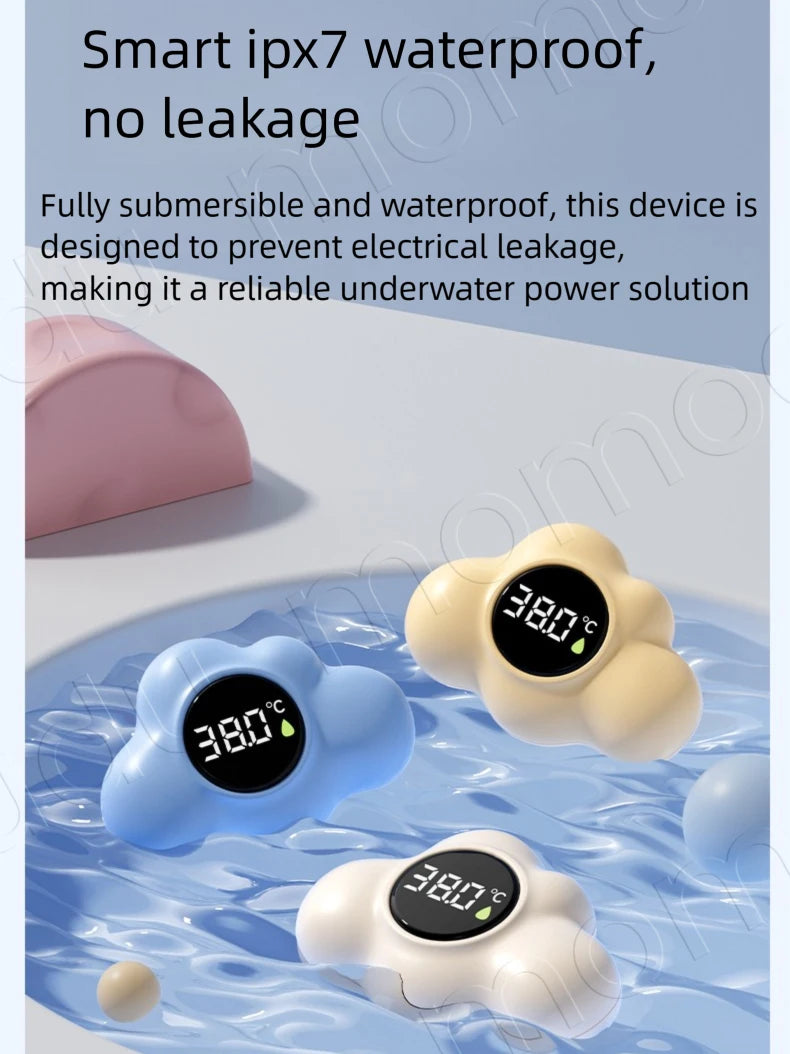 Baby Bath Temperature Meter Floating Digital Water Baby Bath Temperature Meter LED Display Temperature Tester Safety Cartoon