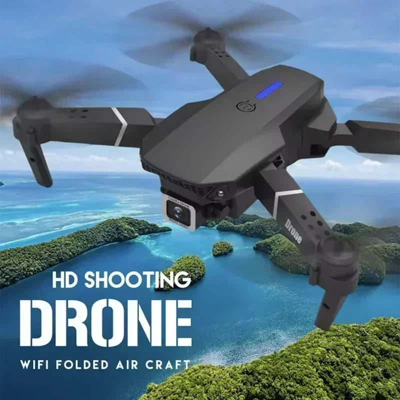 4K WiFi FPV Camera Drone - Foldable RC Quadcopter with HD Lens Tidesmit