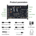 8 Inch Raspberry Pi Touch Monitor 1920×1200 IPS 10-Point Touch Screen Dual Speaker HDMI Display for Pi 5/4B/3B PC DIY Case 3D