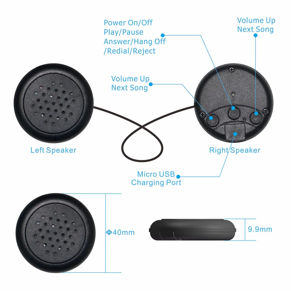 Wireless Bluetooth Sleeping Eye Mask with Integrated Headset for Travel Tidesmit