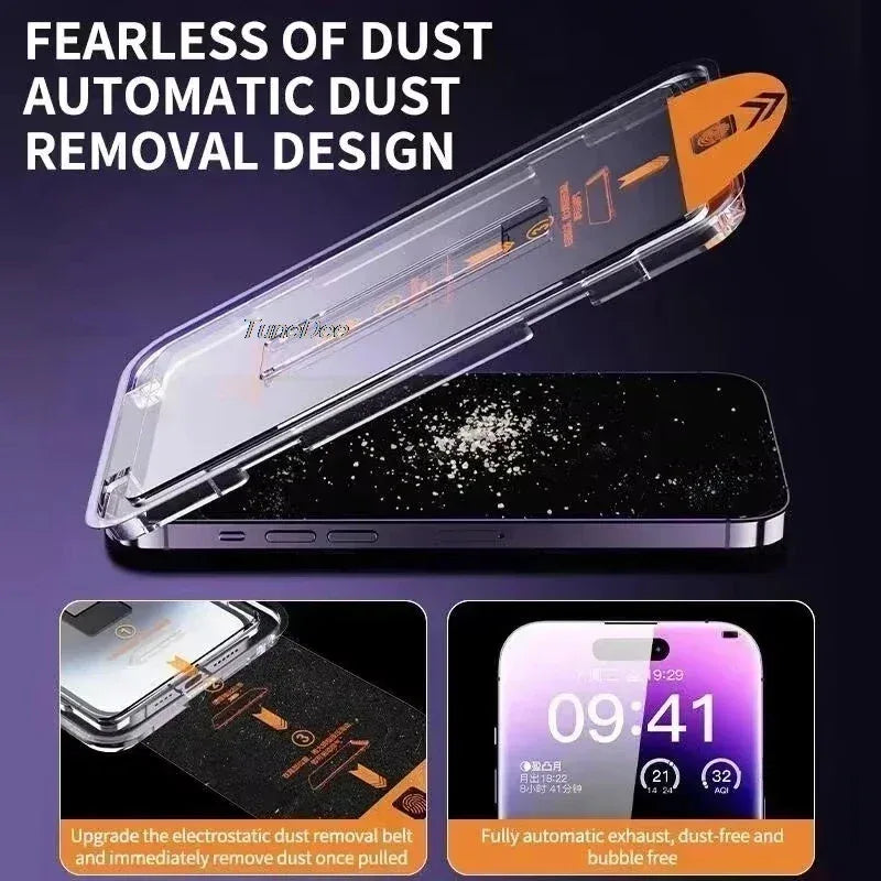 iPhone Tempered Glass Screen Protector - HD Anti-Scratch 9H Hardness Tidesmit
