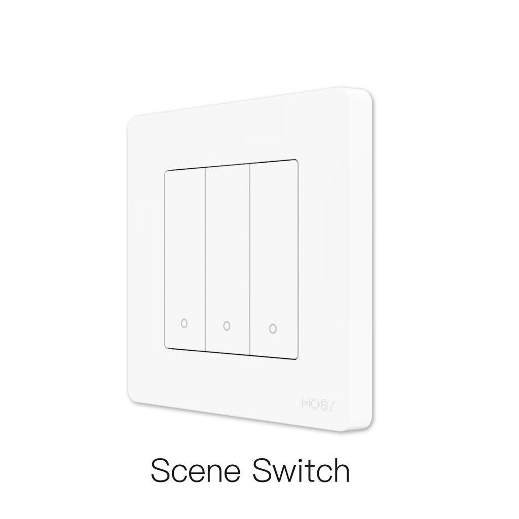 MOES New Star Ring Tuya Smart ZigBee3.0 Push Button Switch/Scene Switch Smart Life APP Remote Control Work with Alexa Google