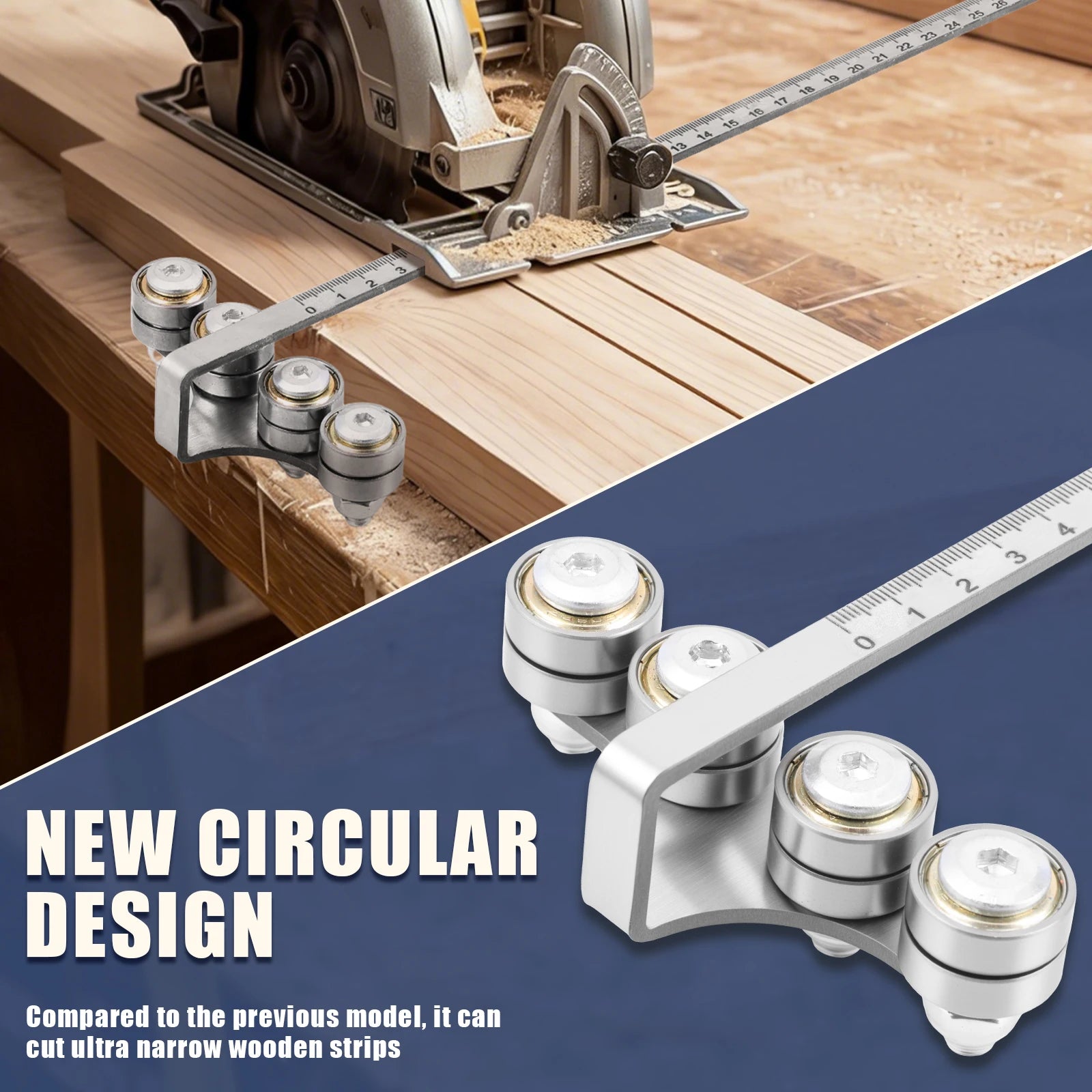 Circular Saw Guide Rail 0-50cm Stainless Steel Adjustable Straight Cut Guide Adjustable Durable for DIY, Carpentry Precision Cut