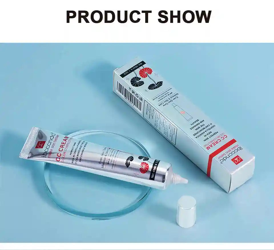 Tidesmit waterproof moisturizing CC cream face makeup long-lasting anti-sweat base skin protection texture view