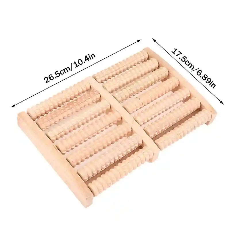 Foot Roller Massager for Plantar Fasciitis - Natural Muscle Relief Massage Roller Tidesmit