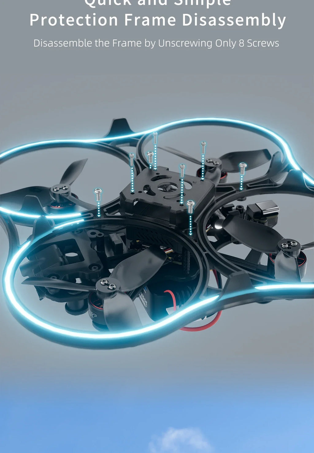 GEPRC Cinelog30 V2 FPV Drone: 45A AIO FC Analog System Tidesmit