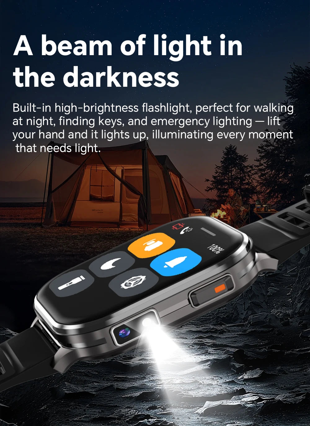 LIGE New 30W Pixel Camera Smart Watch Men 670mAh Battery IP67 Waterproof Sports Fitness Tracker Bluetooth Call Man Smartwatches