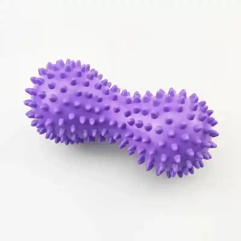 Spiky Massage Ball for Deep Tissue Muscle Relief - Durable PVC - Tidesmit Back Massage Instrument PURPLE Tidesmit