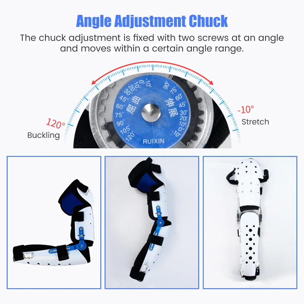 Hinged Elbow Arm Forearm Shoulder Brace Support Splint Orthosis Band Fixation Sling Immobilizer Strap Sleeve Arm Protector Guard