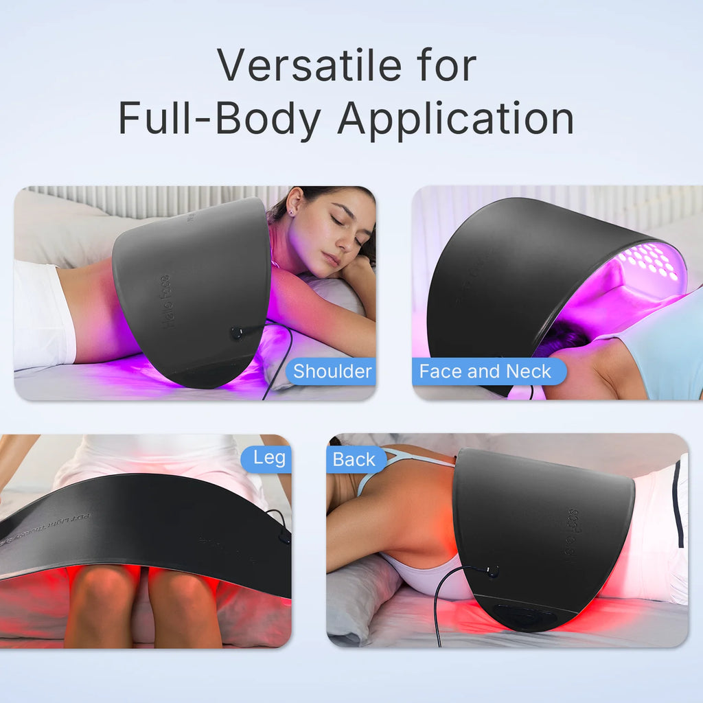 Hello Face LED Light Therapy Mask 78x30 cm Large Pad 720 Chips Infrared Light Therapy Skin Care Machine for Facial Body skincare