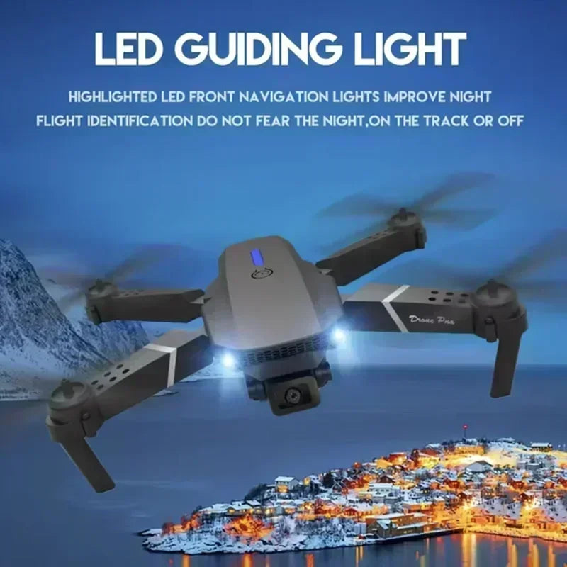 4K WiFi FPV Camera Drone - Foldable RC Quadcopter with HD Lens Tidesmit