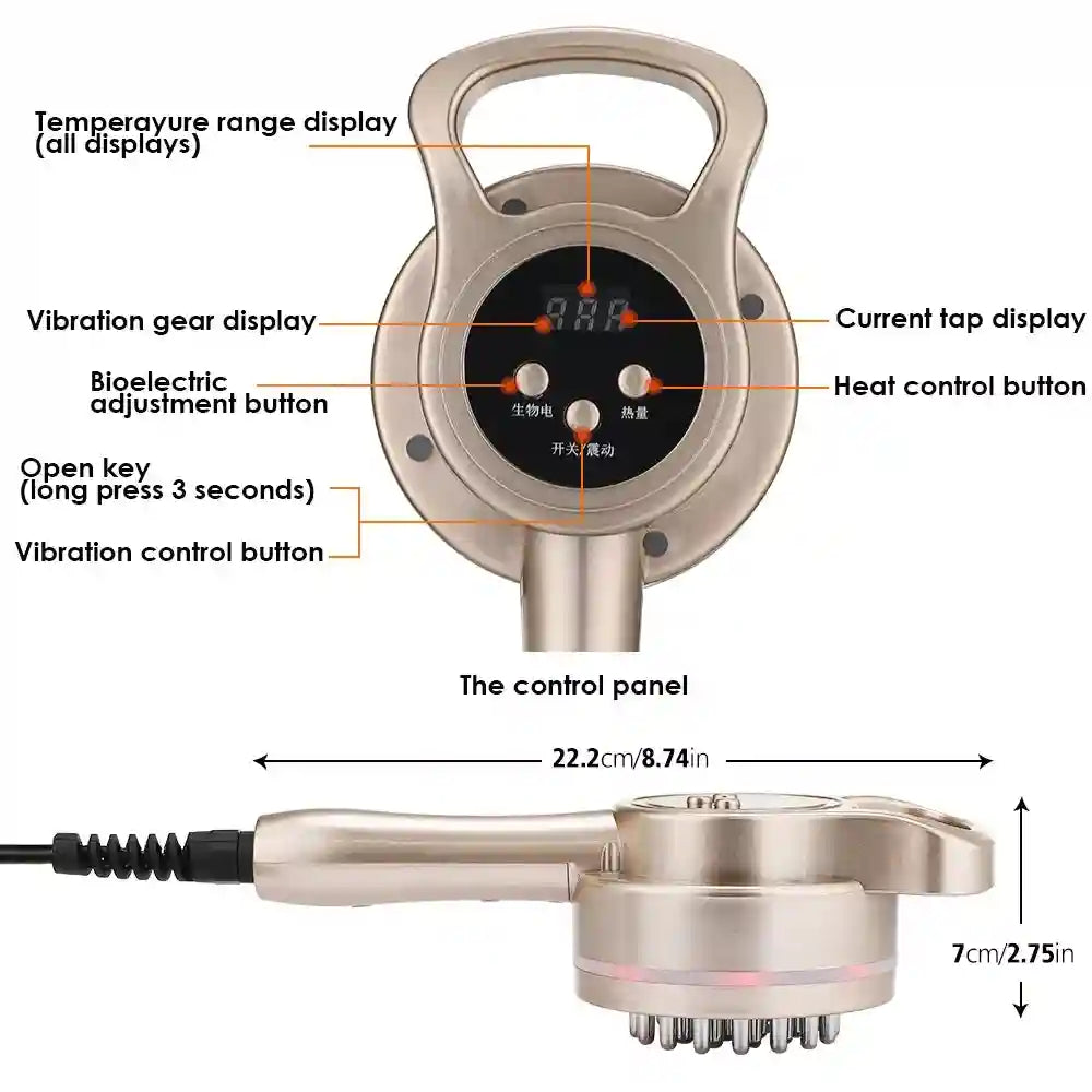 Electric Meridian Massager for Lymphatic Drainage - EU Plug 220V Relaxation Treatment Tidesmit