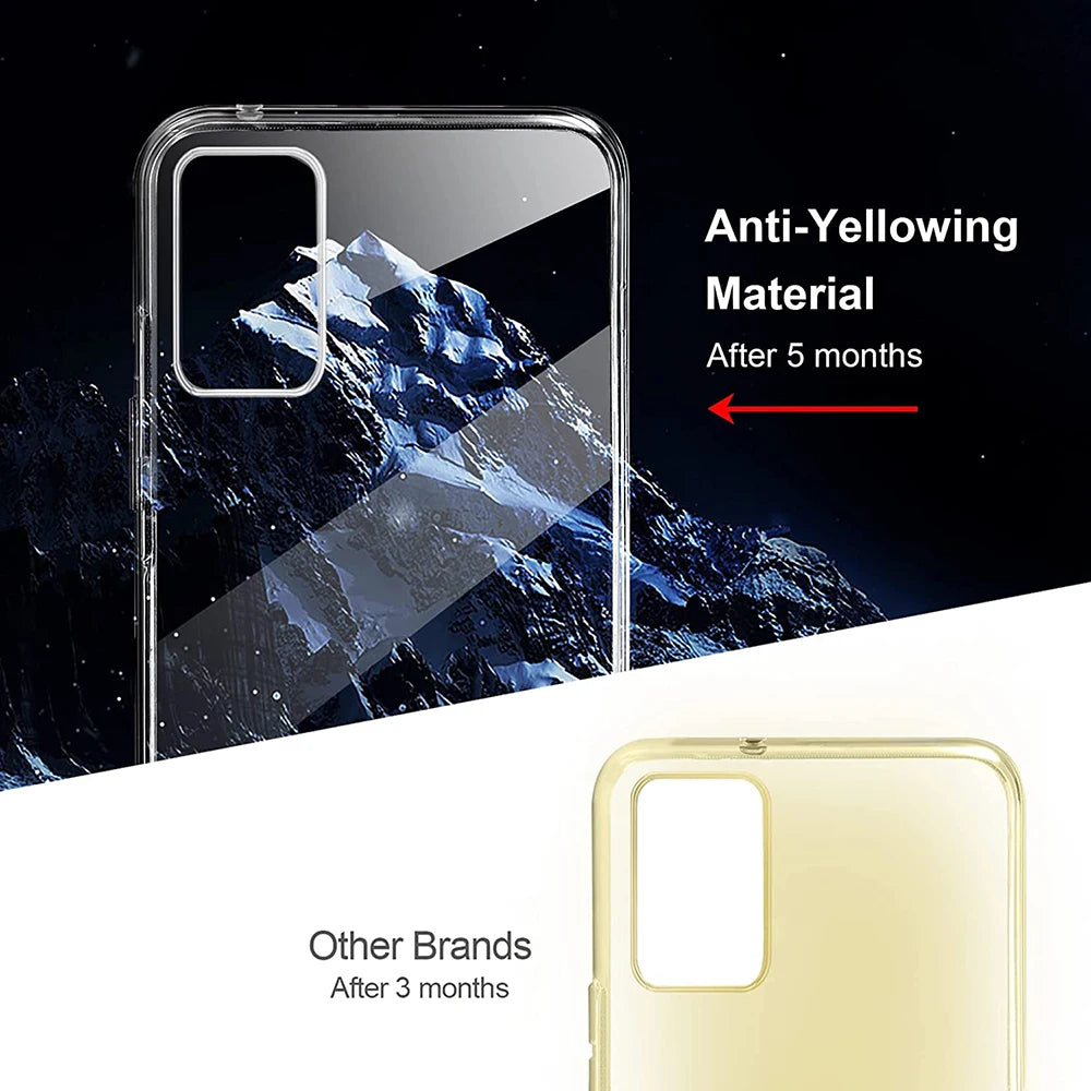 Clear Samsung Galaxy Phone Case - Slim Fit Shock-Absorbing Cover Tidesmit