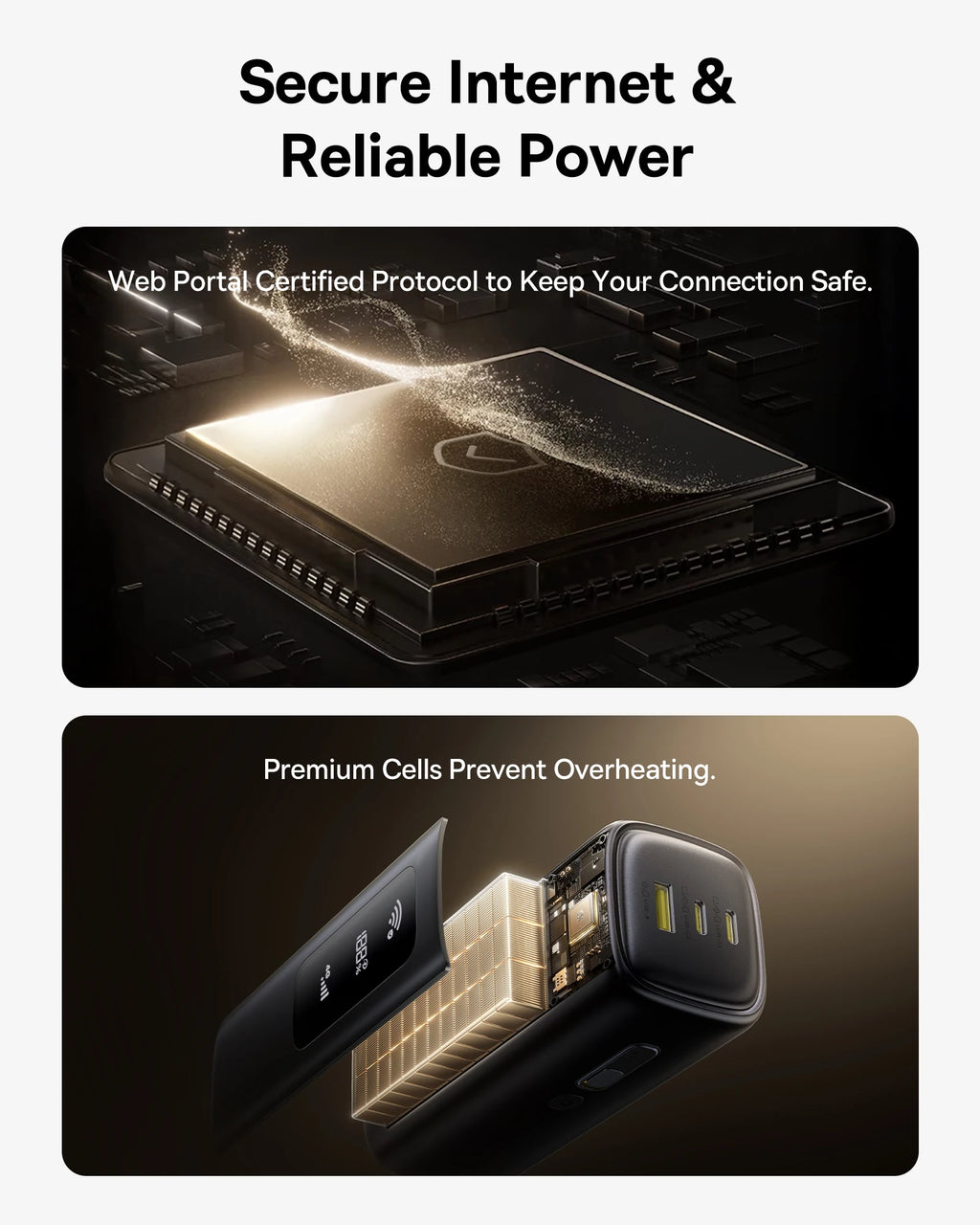 4G MiFi Power Bank 20000mAh 67W Fast Charging Portable Charger Tidesmit