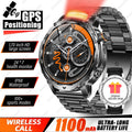 New T-Rex3 Ultra 1100mAh Battery Smart Watches GPS Track Compass IP69K Waterproof Sports Tracker Outdoors Military Smartwatches