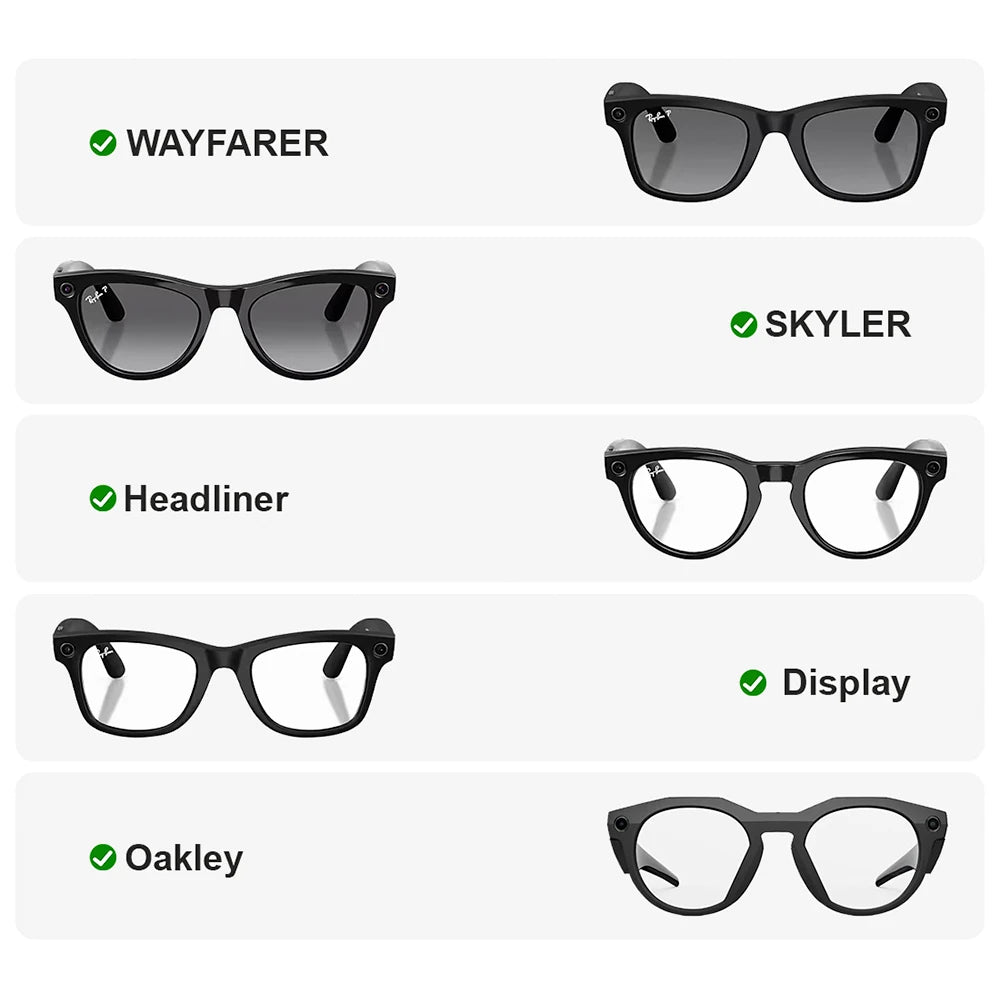 LED Light Blocking Covers for Smart Glasses (20 Pack) - Tidesmit Tidesmit