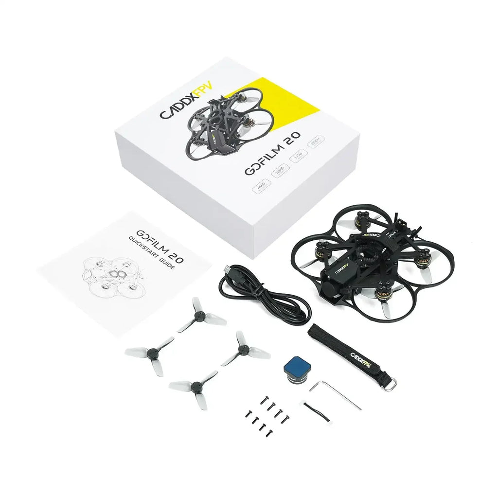 Caddx Gofilm 20 4K FPV Drone | 1303 6000KV 4S Quadcopter Kit Tidesmit