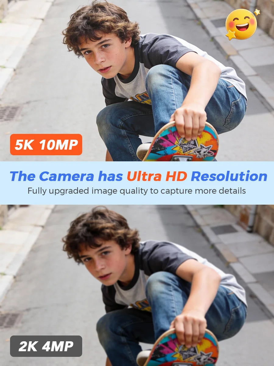 BESDER 5K 10MP PTZ Wifi Camera AI Auto Tracking 5G Dual Band Outdoor Dual Lens 8MP 4K CCTV Security IP Camera Wifi6 Cam Audio