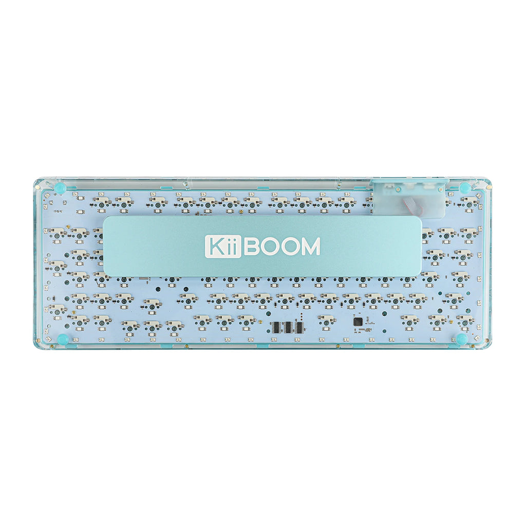 KiiBOOM Phantom 98 98-key Hot-swappable Wired/Bluetooth5.0/2.4GHz Wireless Acrylic Gasket Mechanical Keyboard