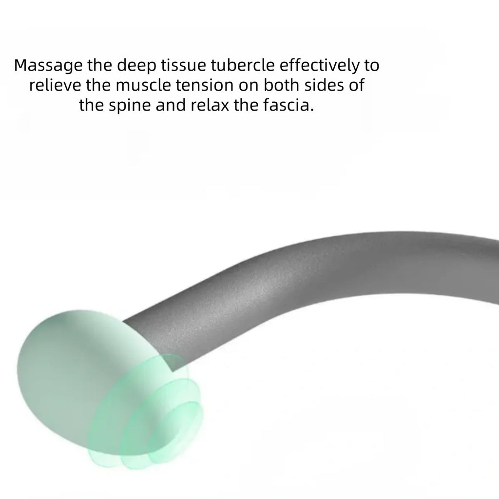 Back Massage Stick for Pain Relief - Ergonomic Deep Tissue Tool Back Massage Instrument Tidesmit