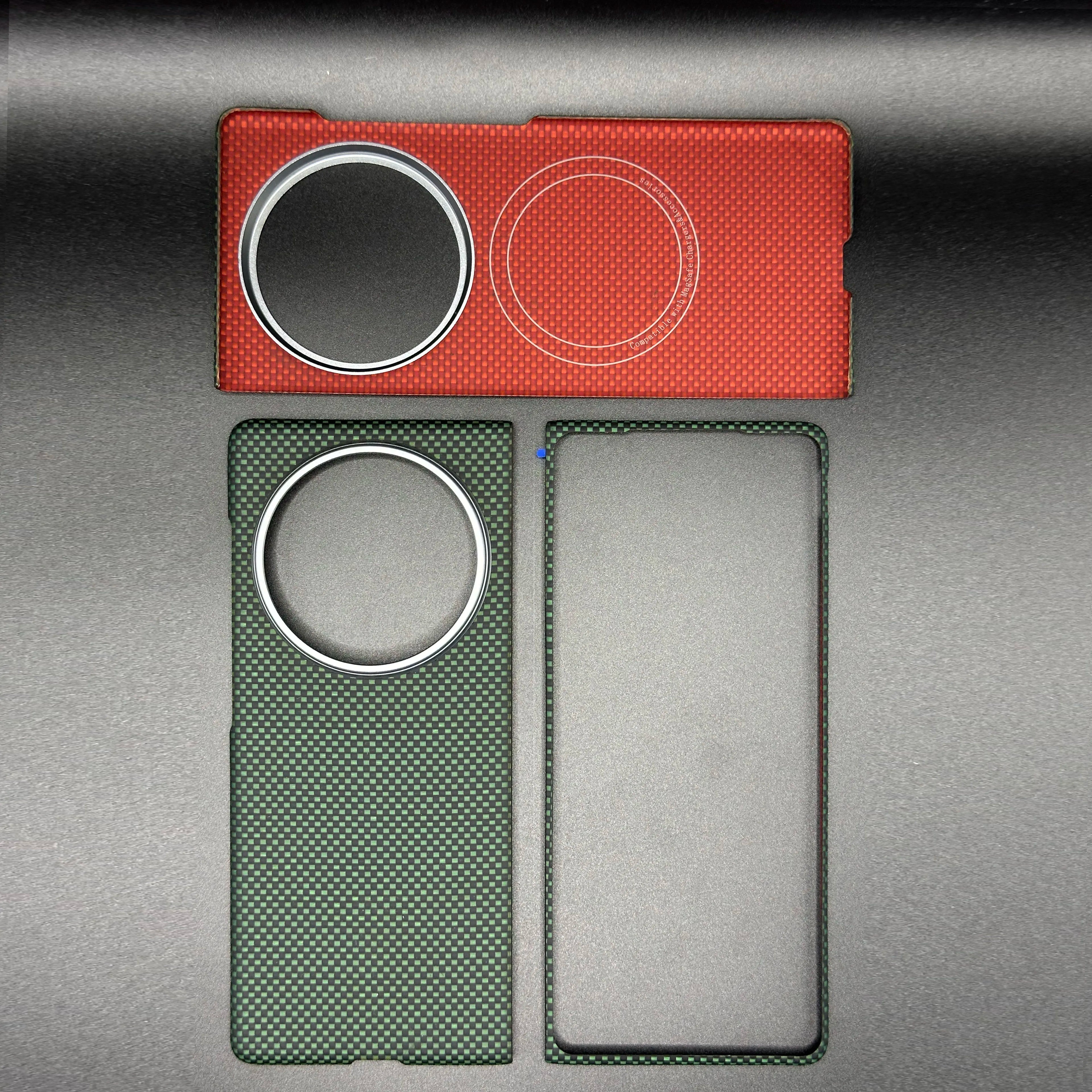 vivo X Fold5 Kevlar Case – Slim Military-Grade Aramid Fiber Cover GREEN China Mainland vivo X Fold5 Tidesmit