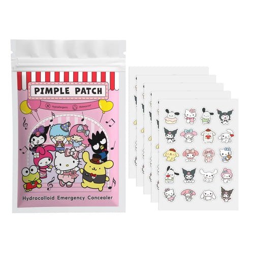 Tidesmit 100PCS Hello Kitty hydrocolloid pimple patches for invisible blemish concealing on face