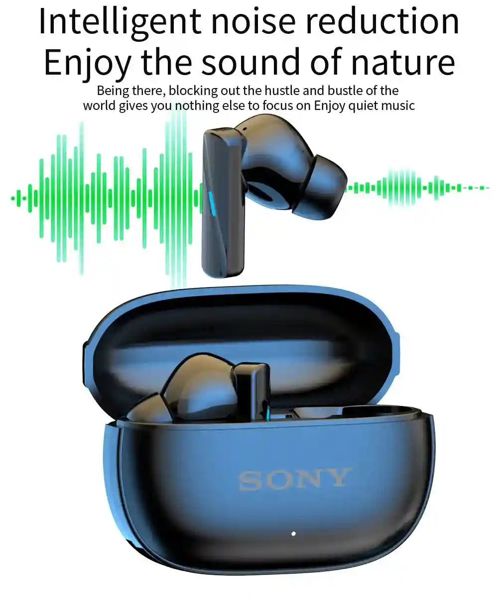 Wireless Bluetooth Earbuds with Active Noise Cancellation & Clear Mics Tidesmit