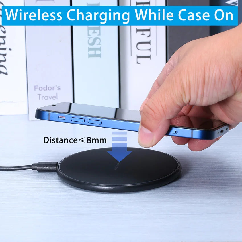 60W Fast Wireless Charger Dock | Qi Certified & MagSafe Compatible Tidesmit