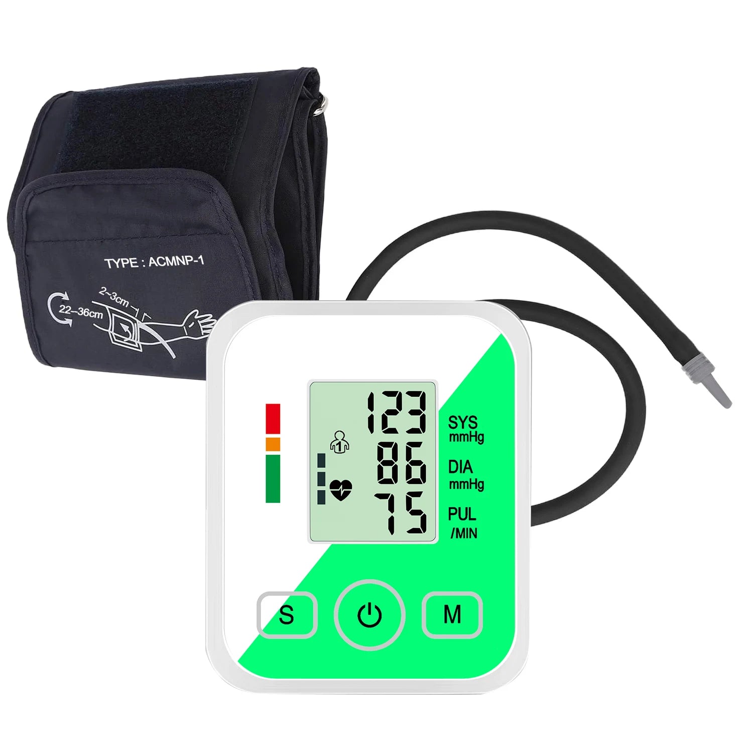Digital Arm Pulse Blood Pressure Machine Medical Tensiometer Health Care Automatic Tonometer Household Meter