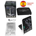 English/Spanish Voice Large Display Screen Rechargeable Automatic Tonometer Arm Blood Pressure Monitor Digital Tensiometer