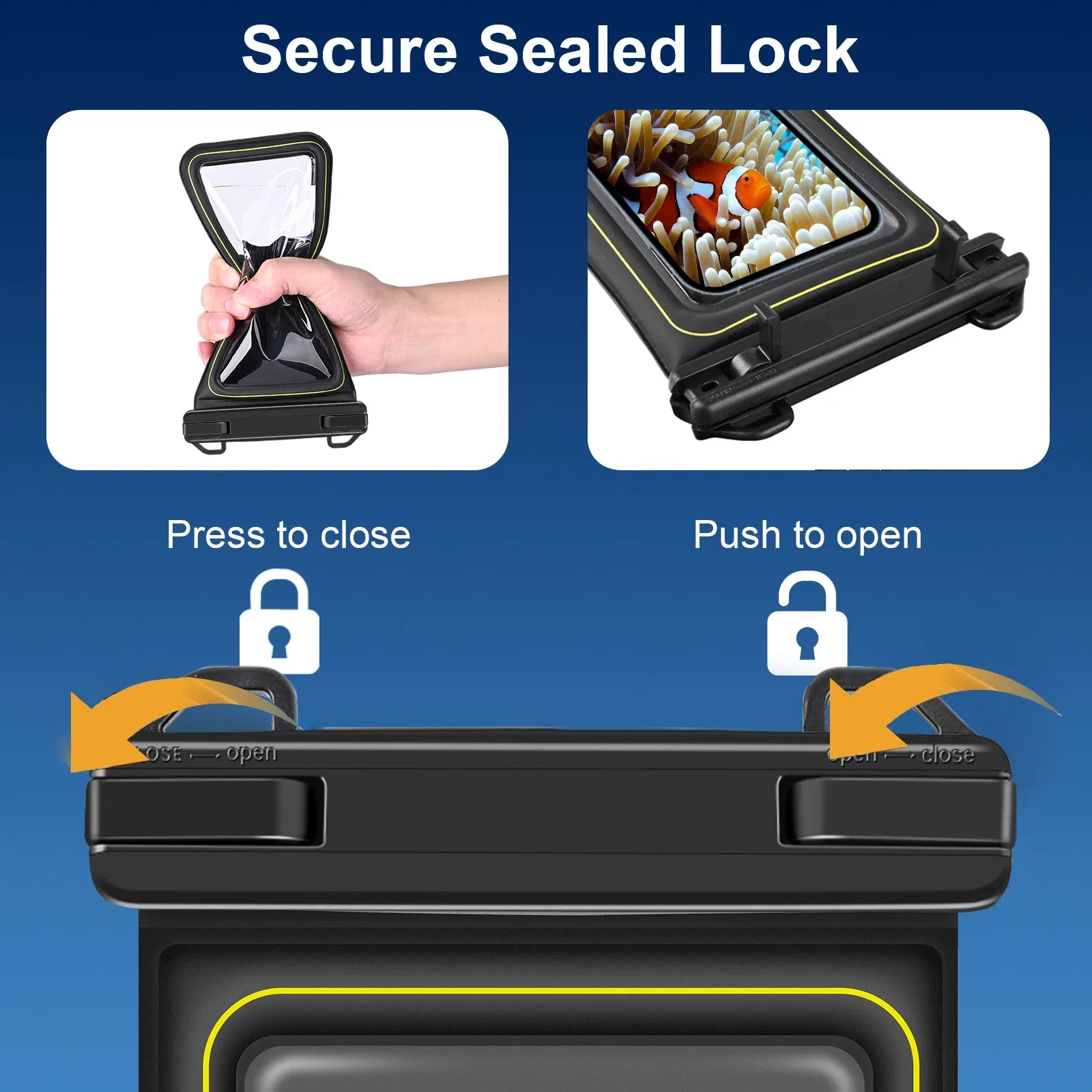 Waterproof Phone Pouch | Universal Crossbody Bag for Secure Travel Tidesmit