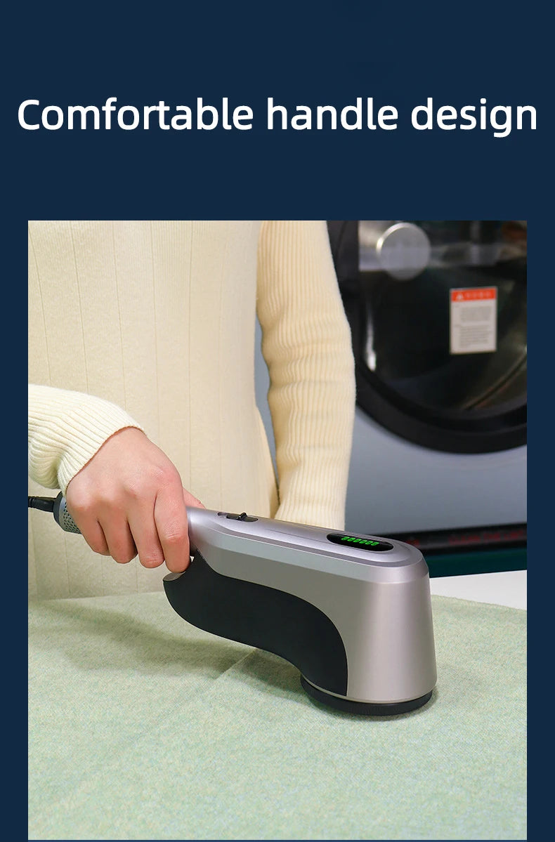 Tidesmit 60W professional lint remover machine showing side profile and detachable lint bin features