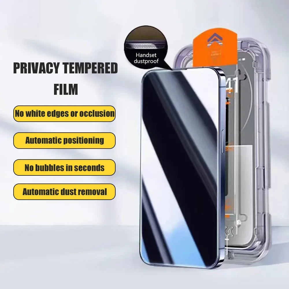 1-2Pcs Privacy Screen Protector For Samsung S24 Ultra S23 FE A55 5G A54 A52 A53 A16 A15 A35 A32 A14 A06 Dust Free Installation Tidesmit