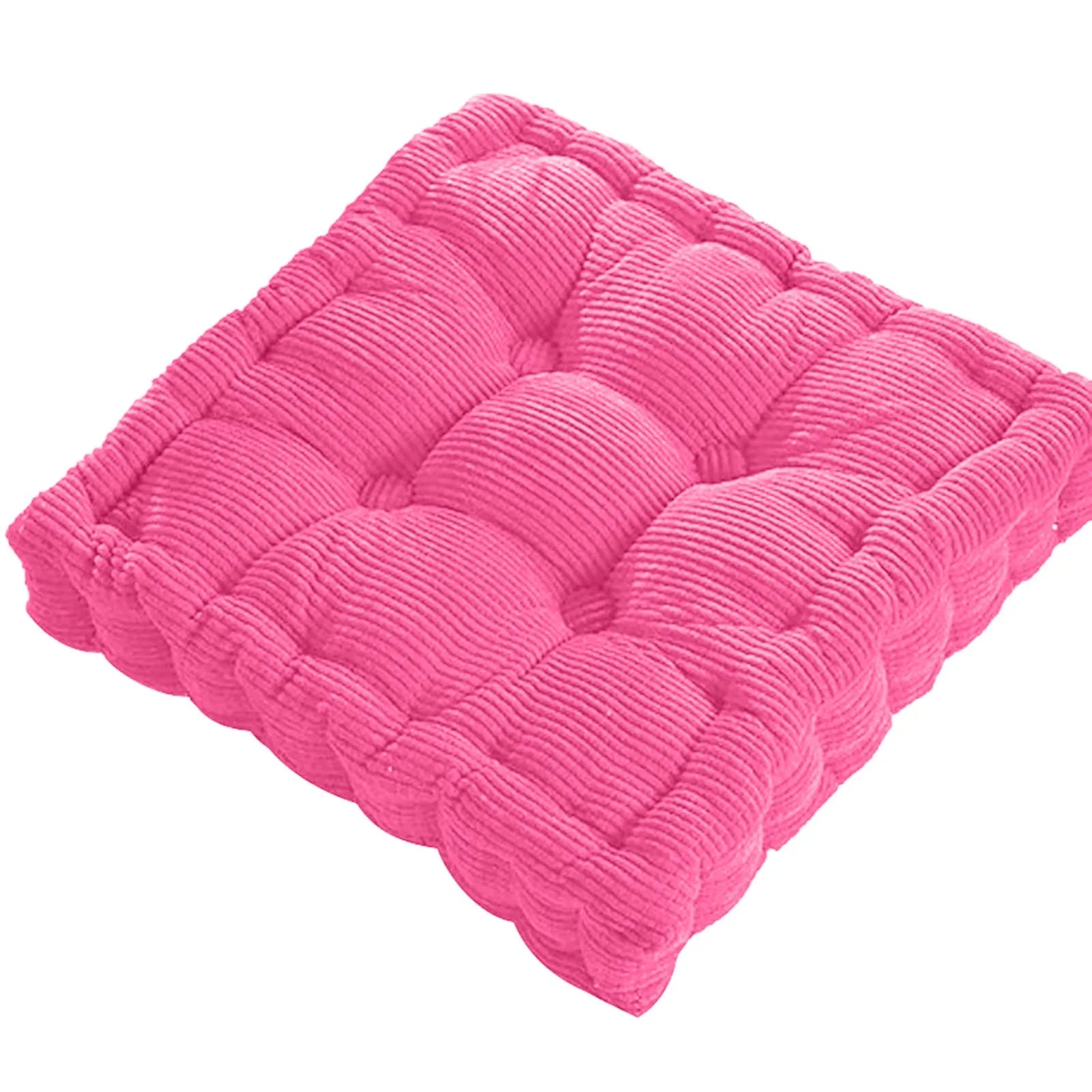 Meditation Floor Square Pillow For Seating On Floor Solid Tufted Thick Pad Cushion For Yoga Balcony Chair Seat Cushions