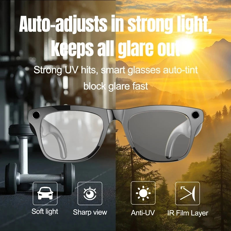 AI Smart Glasses with 8K Camera and Spatial Audio - Tidesmit Tidesmit
